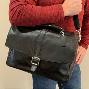 Coach Lexington Leather Briefcase EUC